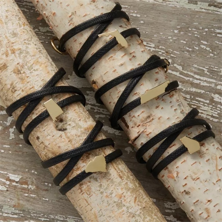 Mud Pie Wrap Bracelet Florida Alabama Carolina New 11$